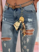 Dámské džínové úzké kalhoty Dstreet model 21983486 - FashionStreet