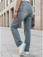 Dámské džínové kalhoty se širokými nohavicemi blue Dstreet model 21987979 - FashionStreet