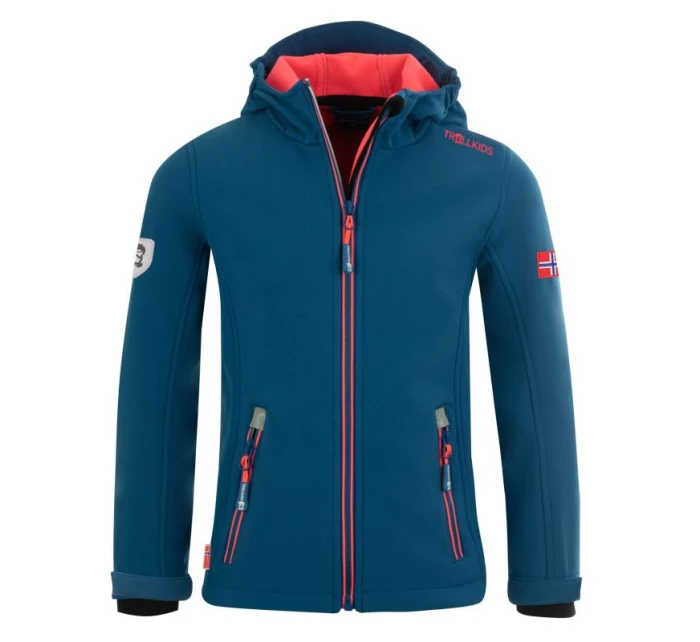 TrollKids Dievčenská bunda Trollfjord Jr 175-115