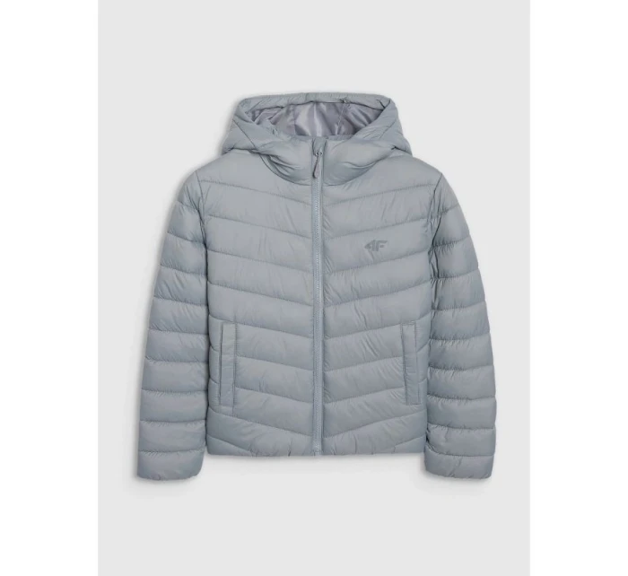 JUNIOR péřová bunda model 21814882 dětské - 4F JUNIOR péřová bunda model 21814882 dětské - 4F