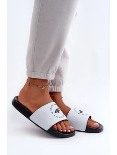 Damskie Klapki 4FMM00FFLIF044A-10S Biało-Czarne