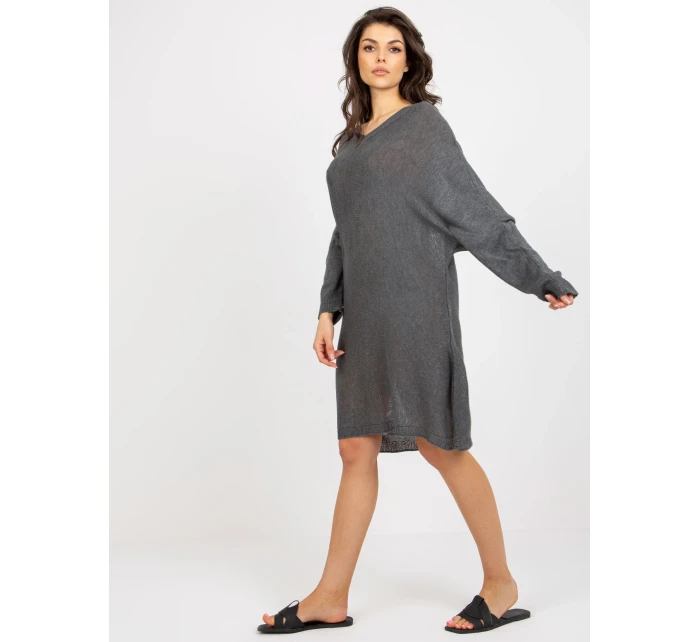 Dámsky sveter BA SW C1001.57P tmavo šedá - FPrice