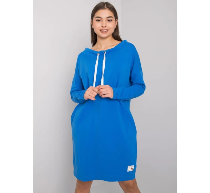 Šaty RV SK model 16162001 tmavě modrá - FPrice Šaty RV SK model 16162001 tmavě modrá - FPrice