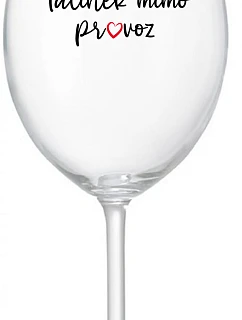 Otec nie je na sklade - číry pohár na víno 350 ml