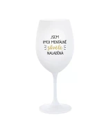 JSEM bílá sklenice na víno 350 ml model 20794869 - Giftela JSEM bílá sklenice na víno 350 ml model 20794869 - Giftela