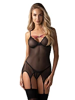 Dámsky zvodný korzet Novenes Corset black - Obsessive