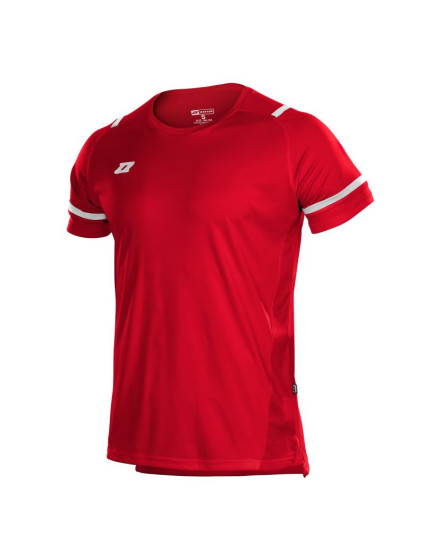 Futbalové tričko Zina Crudo Jr 3AA2-440F2 červená/biela