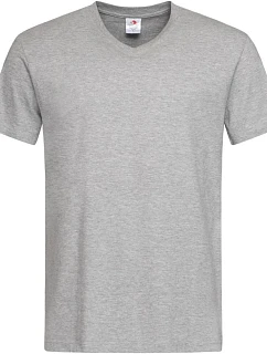 ClassicT Vneck Tričko s výstřihem do V model 22477077 grey heather - Stedman