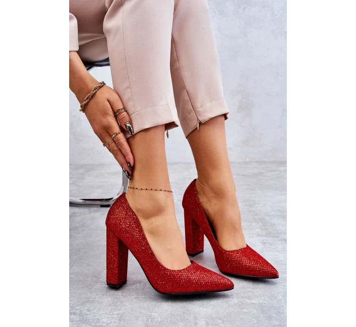 Lesklé lodičky Na Podpatku model 21607451 - Boto