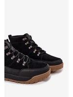 Semišové Pánské Boty Big Star Černé model 21706099 - Big Star Shoes Semišové Pánské Boty Big Star Černé model 21706099 - Big Star Shoes