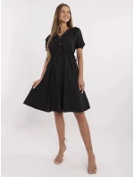 Šaty 217 SK model 15090849 černá - FPrice Šaty 217 SK model 15090849 černá - FPrice