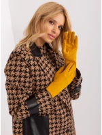 Rękawiczki AT RK model 19367899 ciemny żółty - FPrice