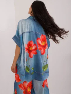 Košeľa DHJ KS 19007 1.30 modrá