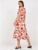 Šaty DHJ SK  bílá a červená model 17436952 - FPrice