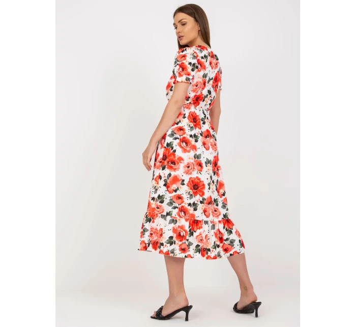Šaty DHJ SK  bílá a červená model 17436952 - FPrice
