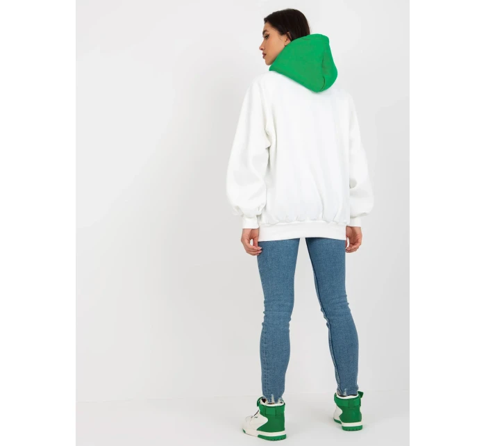 Mikina EM BL 696.68 bielo zelená Mikina EM BL 696.68 bielo zelená
