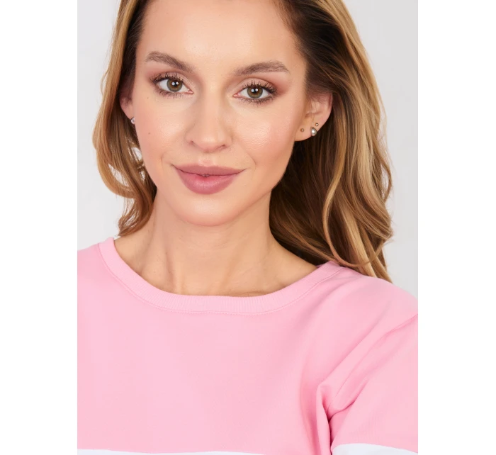 Mikina RV BL 5787.15X sivo-ružová