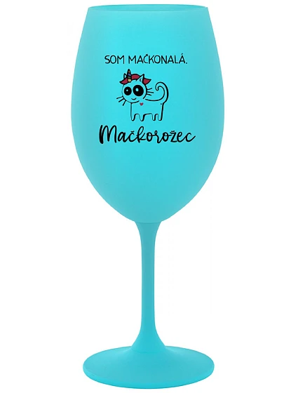 I AM MAGICCONAL. MAGICCORNER - tyrkysový pohár na víno 350 ml