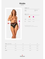 Smyslné kalhotky model 18201519 panties - Obsessive