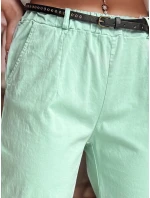 Dámské kalhoty chinos s páskem mint Dstreet model 21986492 - FashionStreet