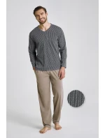 dlouhé/r 3XL4XL Z25/26 pánské pyžamo model 21281057 - Taro dlouhé/r 3XL4XL Z25/26 pánské pyžamo model 21281057 - Taro