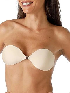 Samodržiaca podprsenka bez chrbta ADHESIVE CAPS - DIM - nude