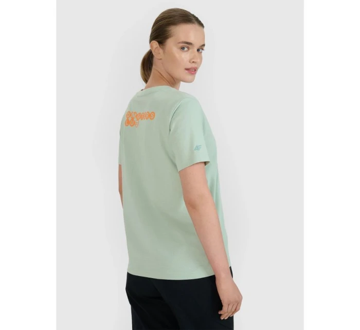 Dámské tričko oversize s potiskem model 21433377 - 4F