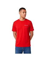 Champion SS Tričko červené 221798 RS067 pánske