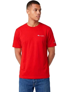 Champion SS Tričko červené 221798 RS067 pánske