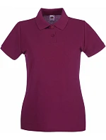 Fruit of the Loom Lady-Fit Premium Polo Dámske piké polo 16.3030 bordová Fruit of the Loom Lady-Fit Premium Polo Dámske piké polo 16.3030 bordová