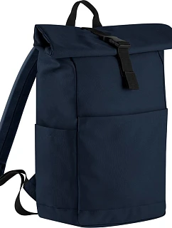 BagBase BG 186 Batoh Roll-Top „Premium Recycled“ 52.0186 tmavomodrý