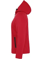 Padded Hooded Softshell Women Dámská zateplená softshellová bunda s kapucí model 22454973 red - Clique