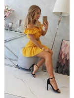 Hořčicová model 18746813 sada - K-Fashion