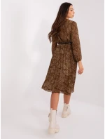 Šaty DHJ SK 10536N 3.31X hnedá