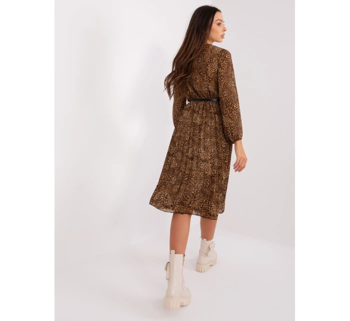 Šaty DHJ SK 10536N 3.31X hnedá