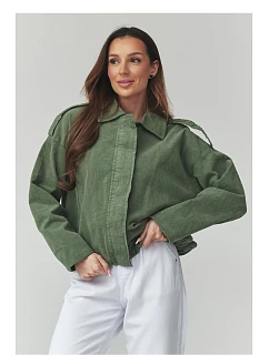 teplá šnúrová bunda model 225691 Makadamia