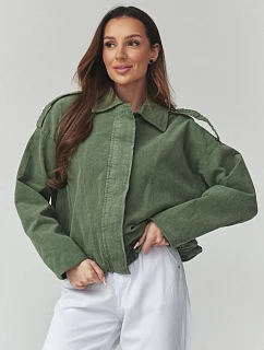 teplá šnúrová bunda model 225691 Makadamia