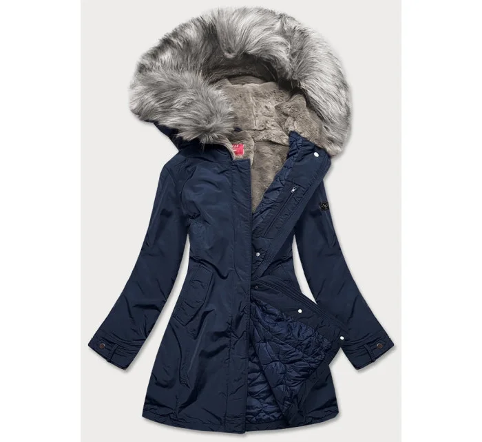 ZIMOWA KURTKA DAMSKA GRANATOWA model 21243372 - LHD ZIMOWA KURTKA DAMSKA GRANATOWA model 21243372 - LHD