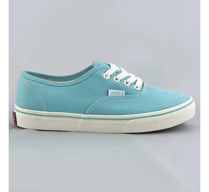 Světle modré dámské šněrovací tenisky model 17134064 - ANDY-Z Světle modré dámské šněrovací tenisky model 17134064 - ANDY-Z
