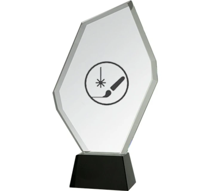 Gravírovaná sklenená trofej s puzdrom + náplň farby Gravírovaná sklenená trofej s puzdrom + náplň farby