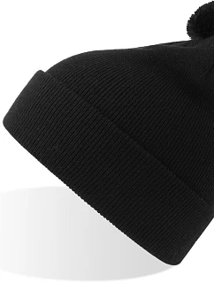 Kid WindS Dětská pletená čepice s bambulí black model 22456277 - Atlantis Headwear