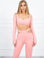 Súprava s blúzkou marhuľová