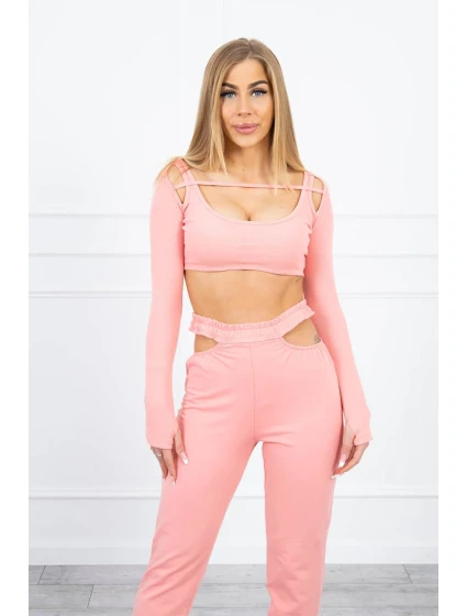 Souprava s halenkou meruňková Souprava s halenkou meruňková