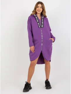 Mikina RV BL 6683.00P tmavo fialová