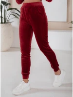 Bordó dámský velurový komplet Dstreet model 21970596 - FashionStreet Bordó dámský velurový komplet Dstreet model 21970596 - FashionStreet