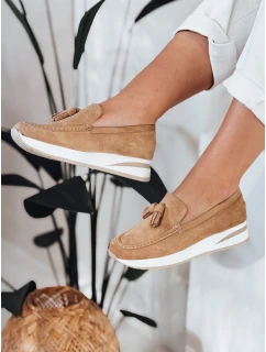 Dámské mokasíny na  khaki Dstreet model 21984203 - FashionStreet