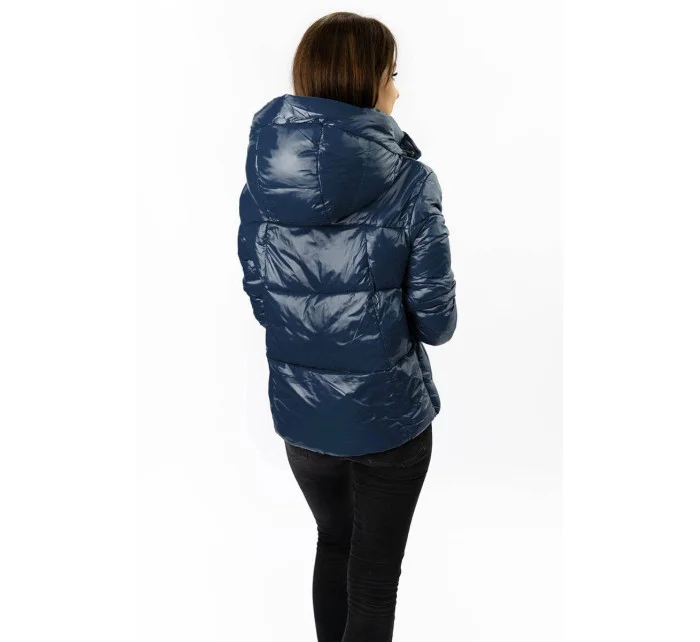 DAMSKA KURTKA PIKOWANA Z KAPTUREM GRANATOWA model 21242351 - Libland