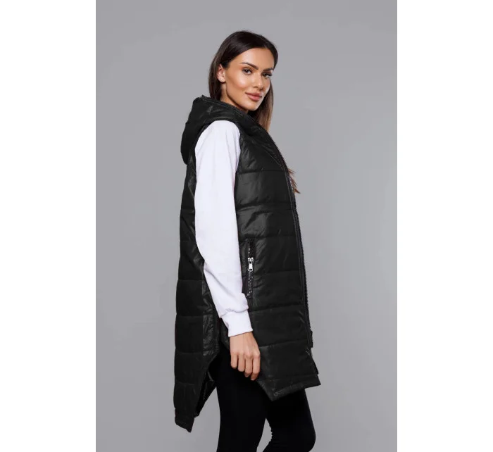 Čierna vesta s geometrickou spodnou časťou (B0122-1) Čierna vesta s geometrickou spodnou časťou (B0122-1)