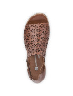 Remonte W RKR655 hnedé kožené pohodlné sandále