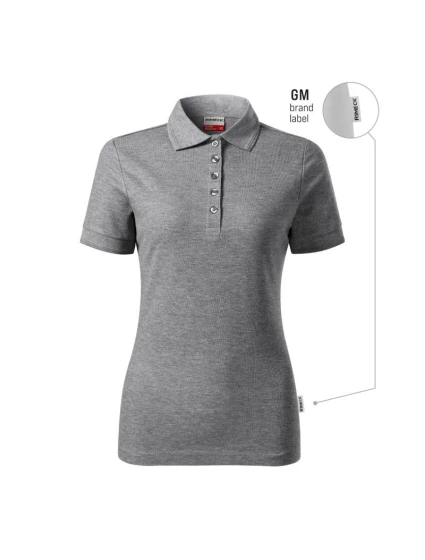 Dámská polokošile Reserve (tmavě šedá melanž model 21330778 - Rimeck Dámská polokošile Reserve (tmavě šedá melanž model 21330778 - Rimeck